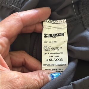 Scrubstar Pewter Scrub Pants